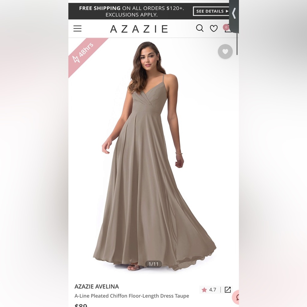 Beautiful bridesmaid dress